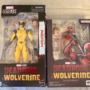 Deadpool & Wolverine S.H.Figuarts Deadpool & Marvel Legends Wolverine Mix Match